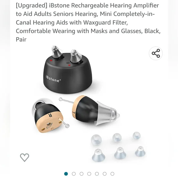 iBstone Rechargable Hearing Amplifier, almost NWT - Picture 4 of 11